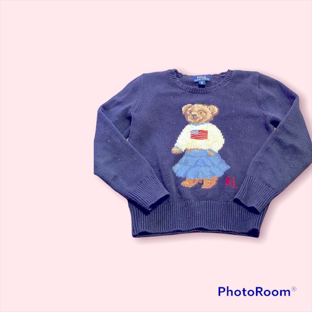 Polo sweater for girls